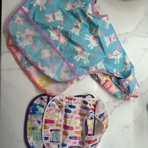 Bundle Bibs- 2 bumkins and 2 BLW baby bibs